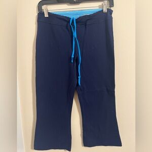 Lululemon Athletica Navy Cropped Pants with Blue Accents